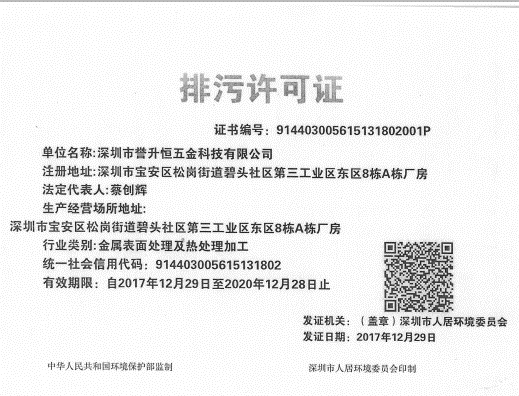 排污许可证
